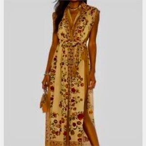 Floral Sleeveless Maxi Dress